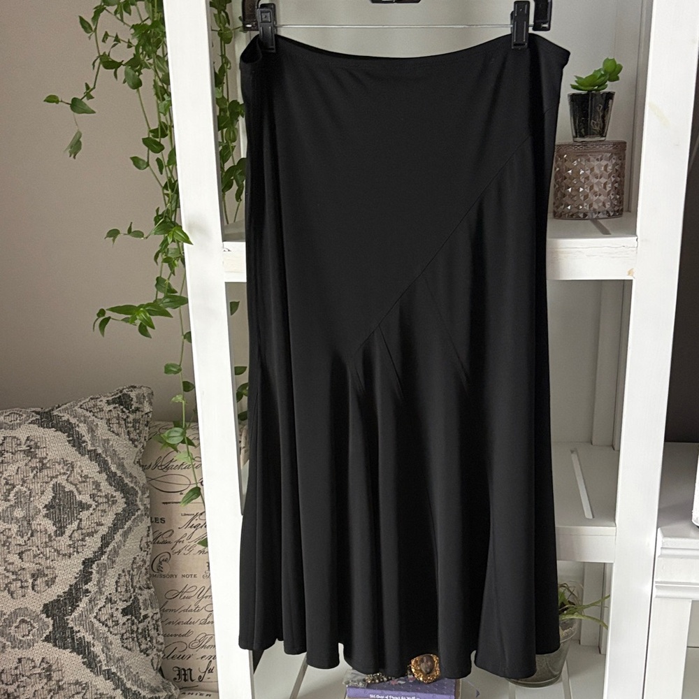 Nine West Asymmetrical Black Skirt - Picture 3 of 9